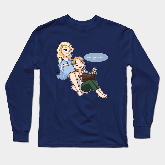 Bedtime Story: Alice & Robin Long Sleeve T-Shirt by artsy_alice